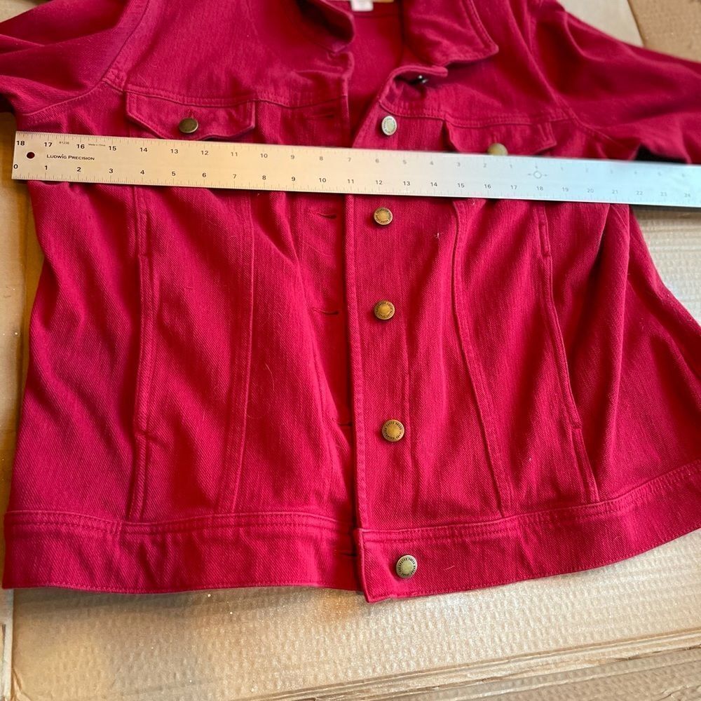 RED DENIM Jacket!  - Picture 10 of 13